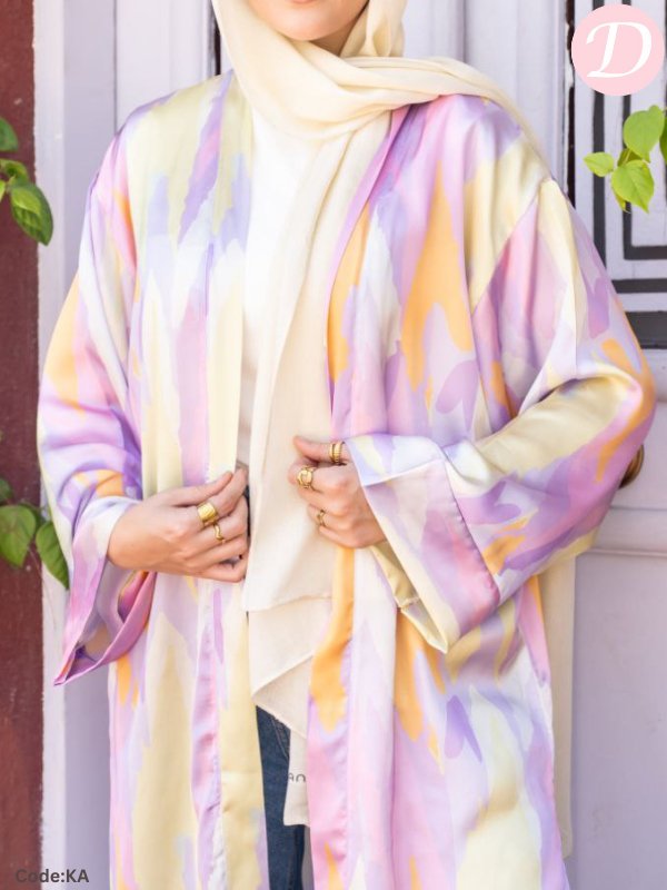 Rahaf Kimono - Satin