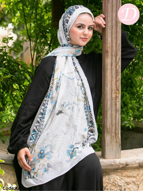 Farida Scarf - Crepe Digital