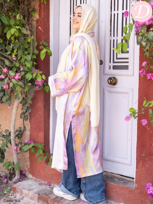 Rahaf Kimono - Satin