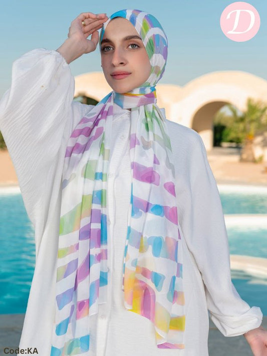 Anna Scarf - Crepe Chiffon