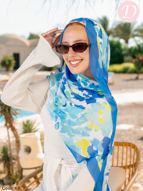 Qamar Scarf - Crepe Chiffon