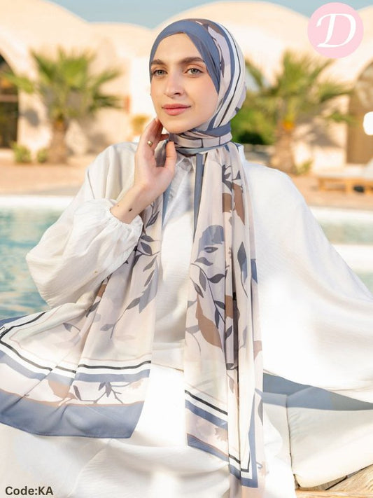 Eva Scarf - Crepe Chiffon