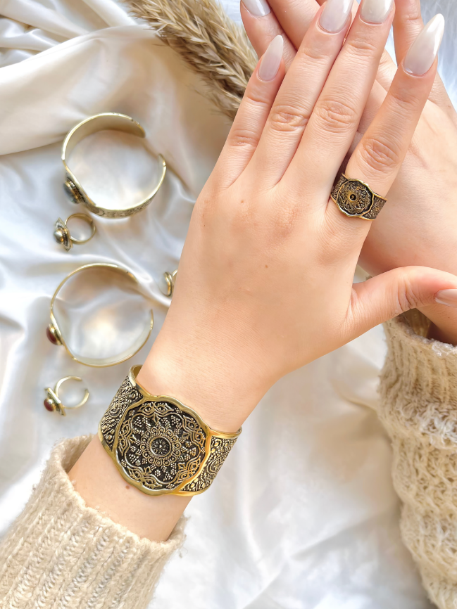 Zaina Arabic Set - Pure Copper