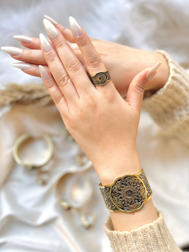 Zaina Arabic Set - Pure Copper