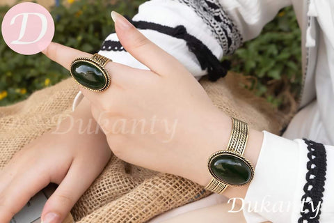 Lara Copper Set - Onyx Stone