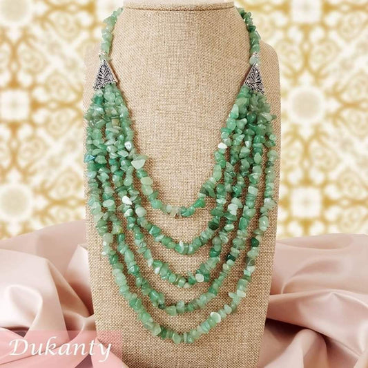 Tabitha Necklace - Broken Jade