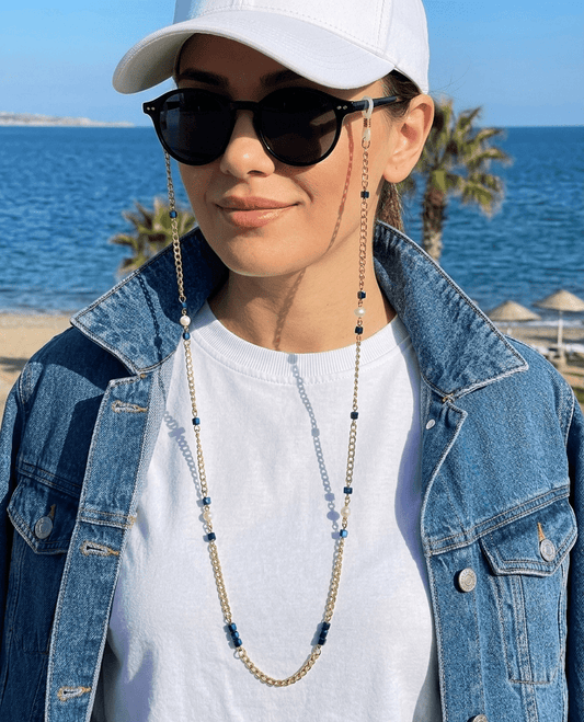 Celine Glasses Chain - Chinese gold chain