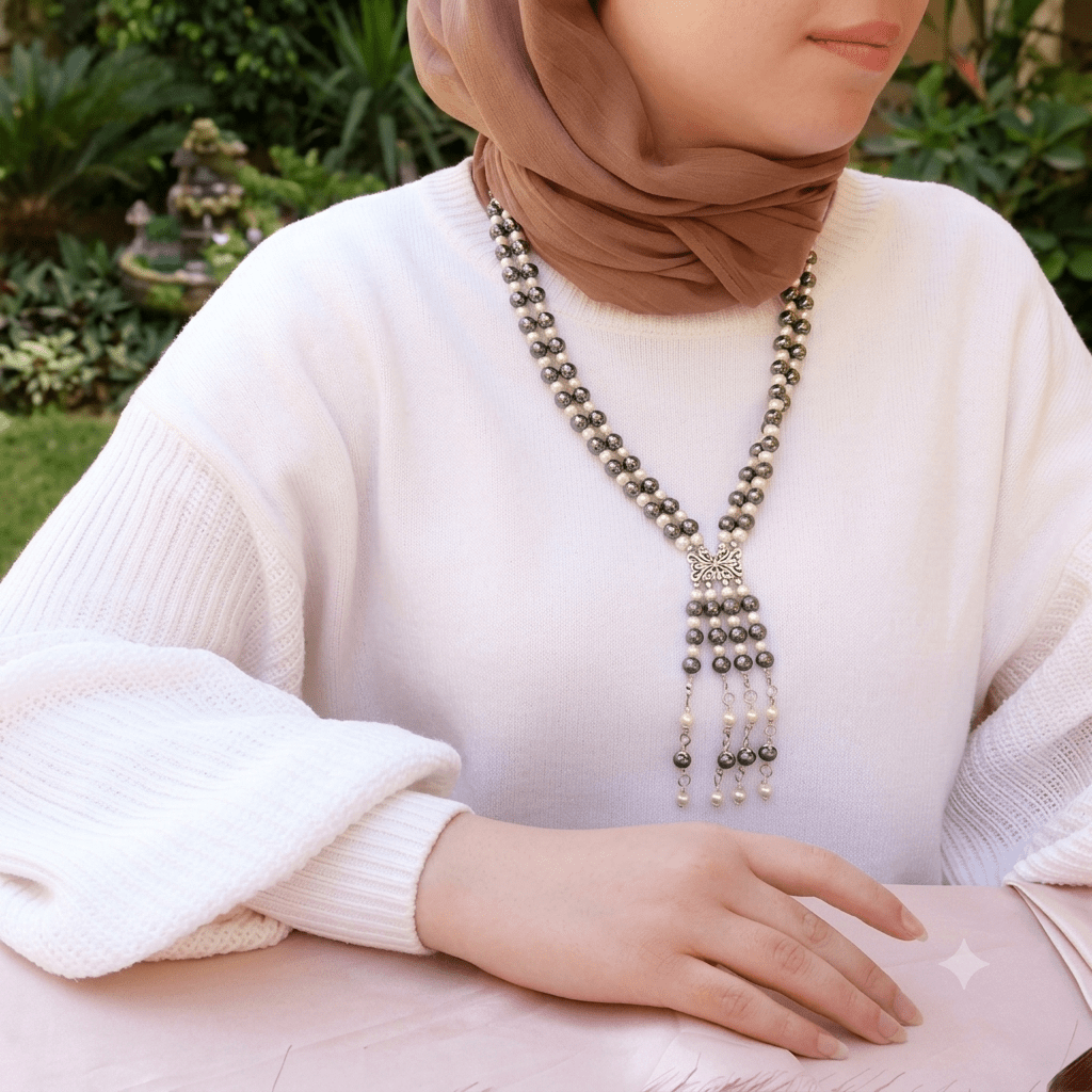 المجموعة الملكية الأنيقة - لؤلؤة مع حجر الهيماتيت
