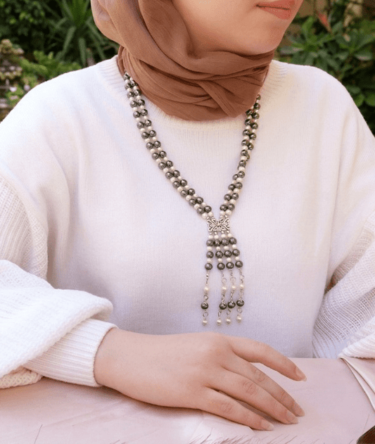 المجموعة الملكية الأنيقة - لؤلؤة مع حجر الهيماتيت