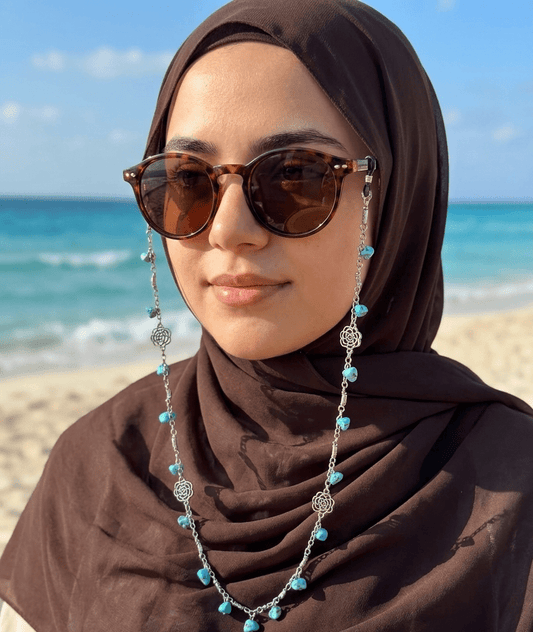 Aether Glasses Chain - Broken turquoise