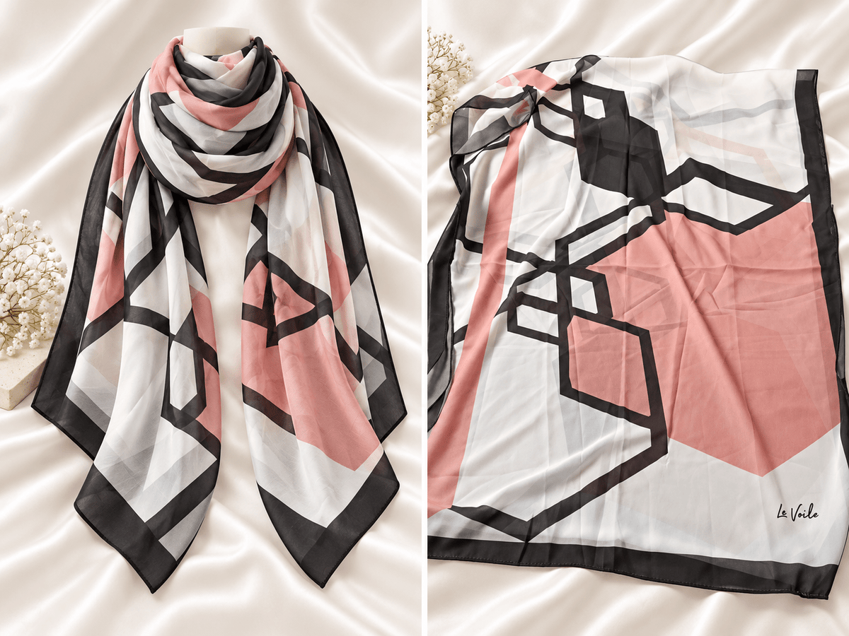 Gomana Scarf - Crepe Chiffon