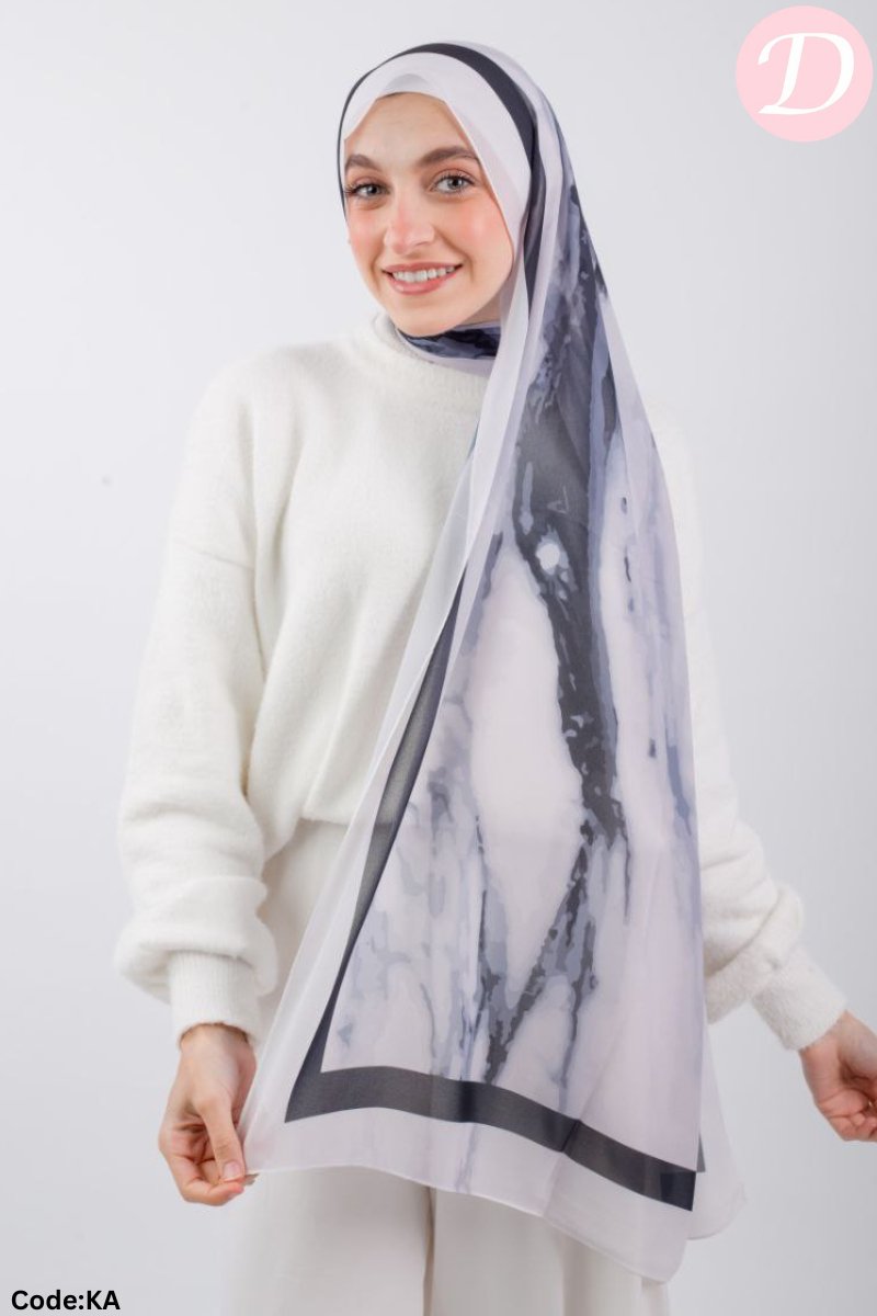 Aya Scarf - Crepe Digital