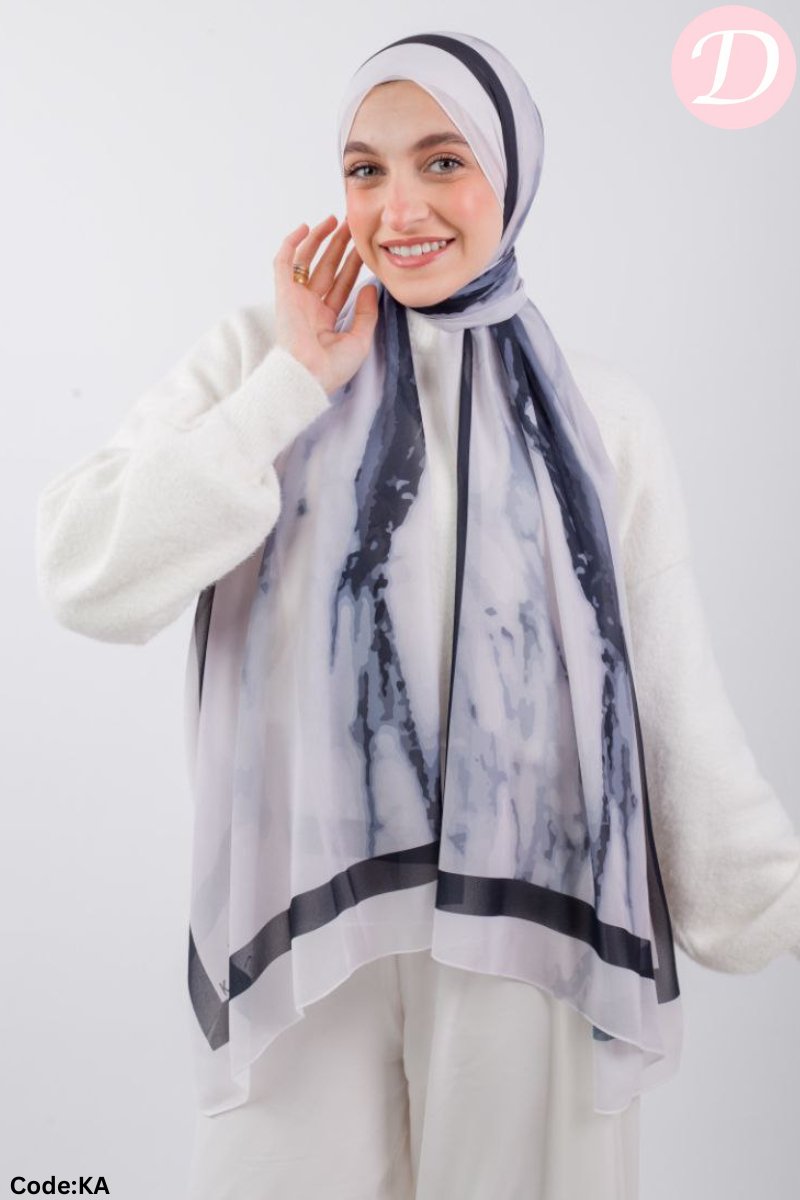 Aya Scarf - Crepe Digital