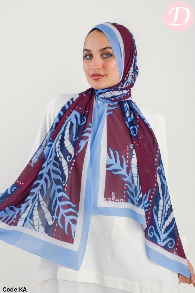 Noursin Scarf - Crepe Digital