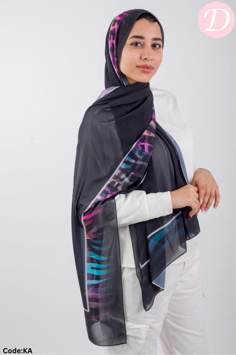 Karol Scarf - Crepe Digital