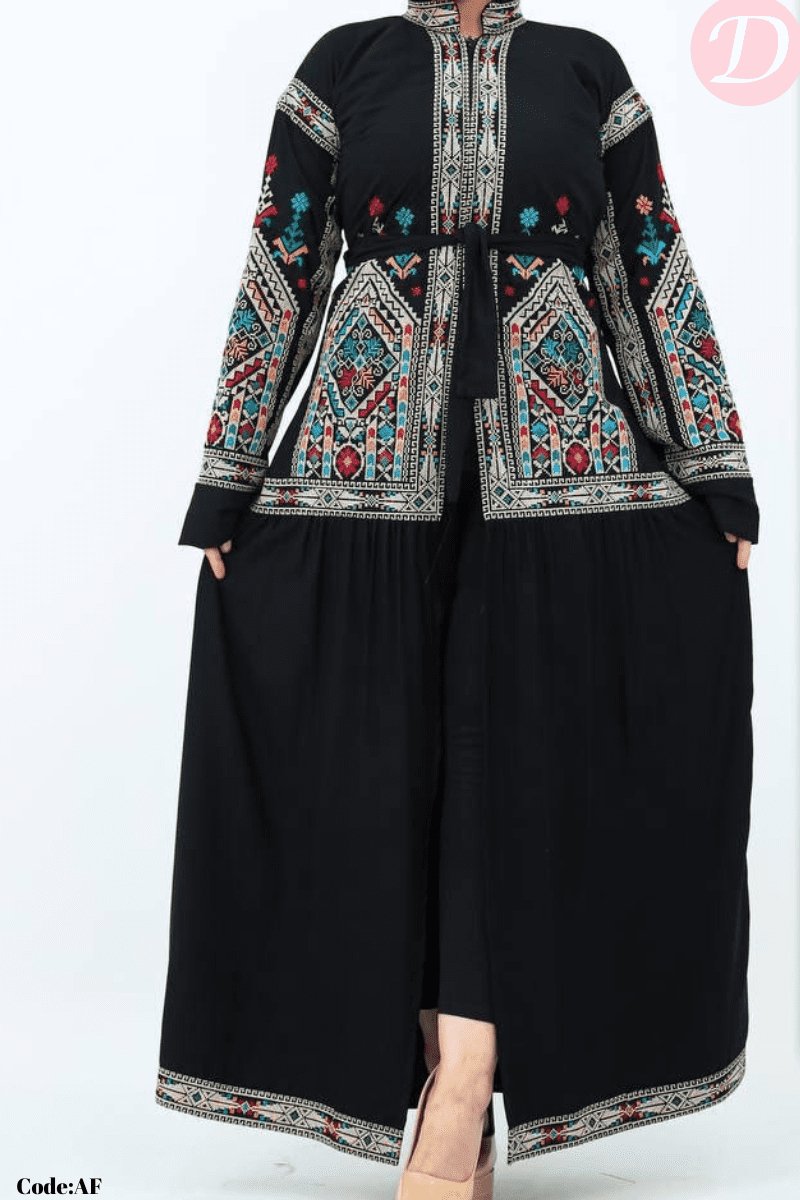 Asma Abaya - Crepe