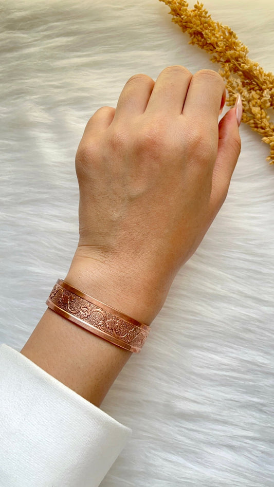 Ravenna Bangle - Pure Copper