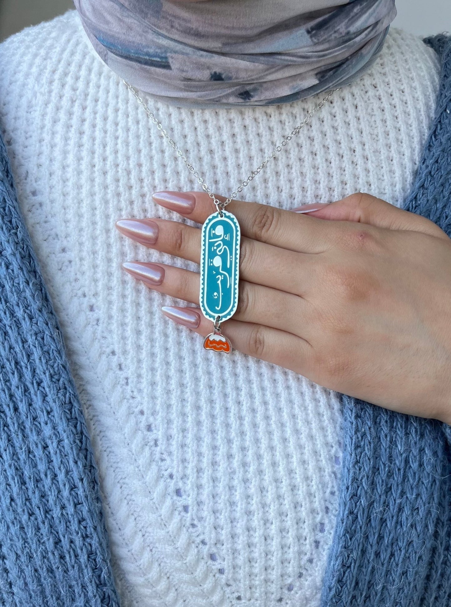 "Qareeb" Necklace - Silver Plated