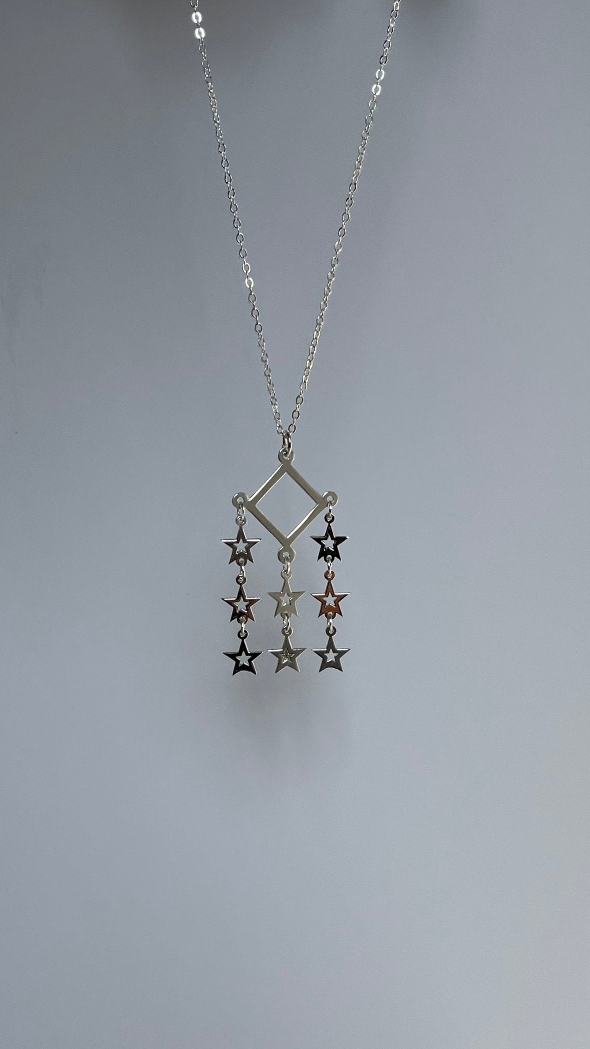 Rihanna Necklace - Silver Plated