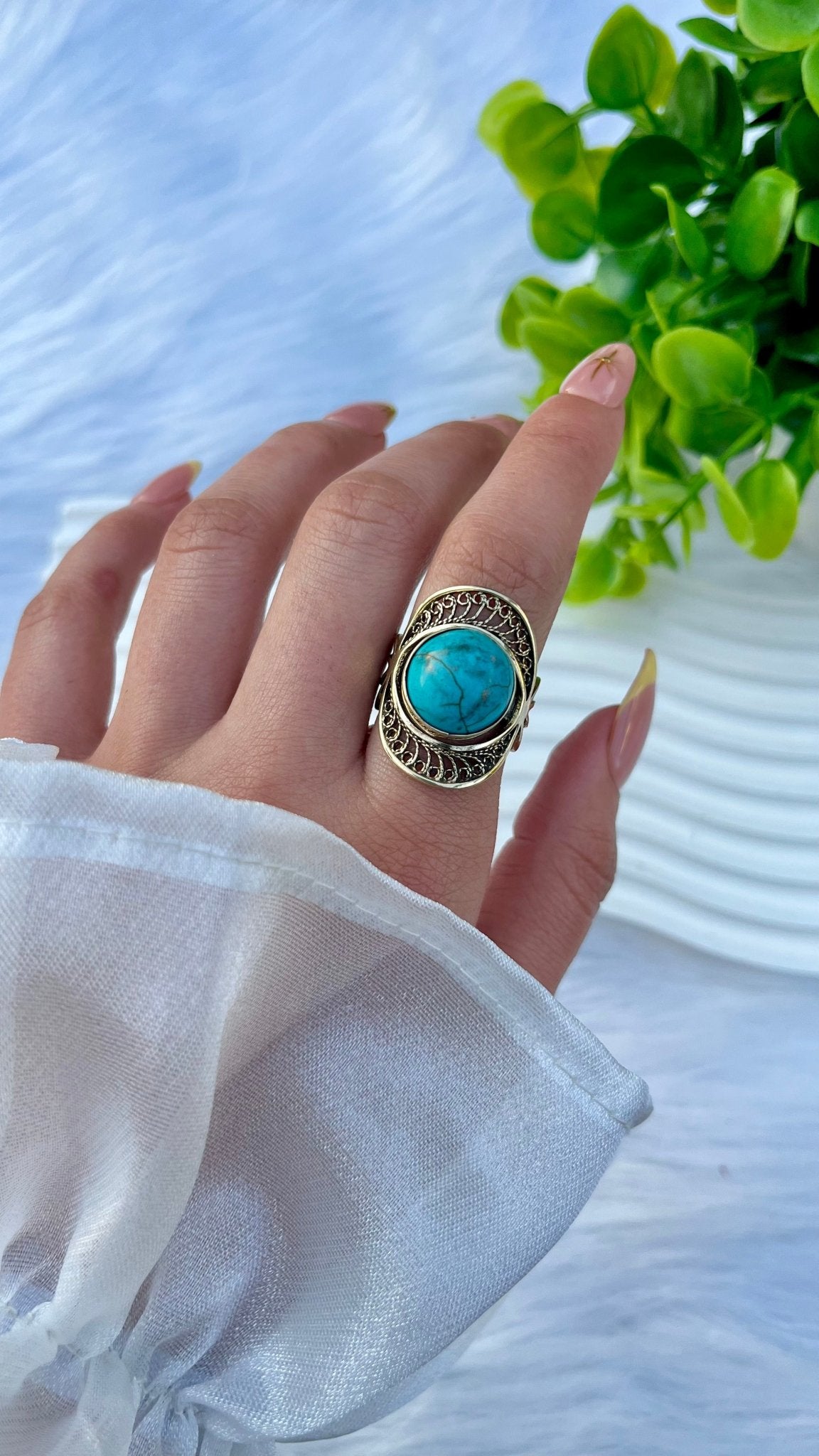 Solaf Ring - Pure Copper