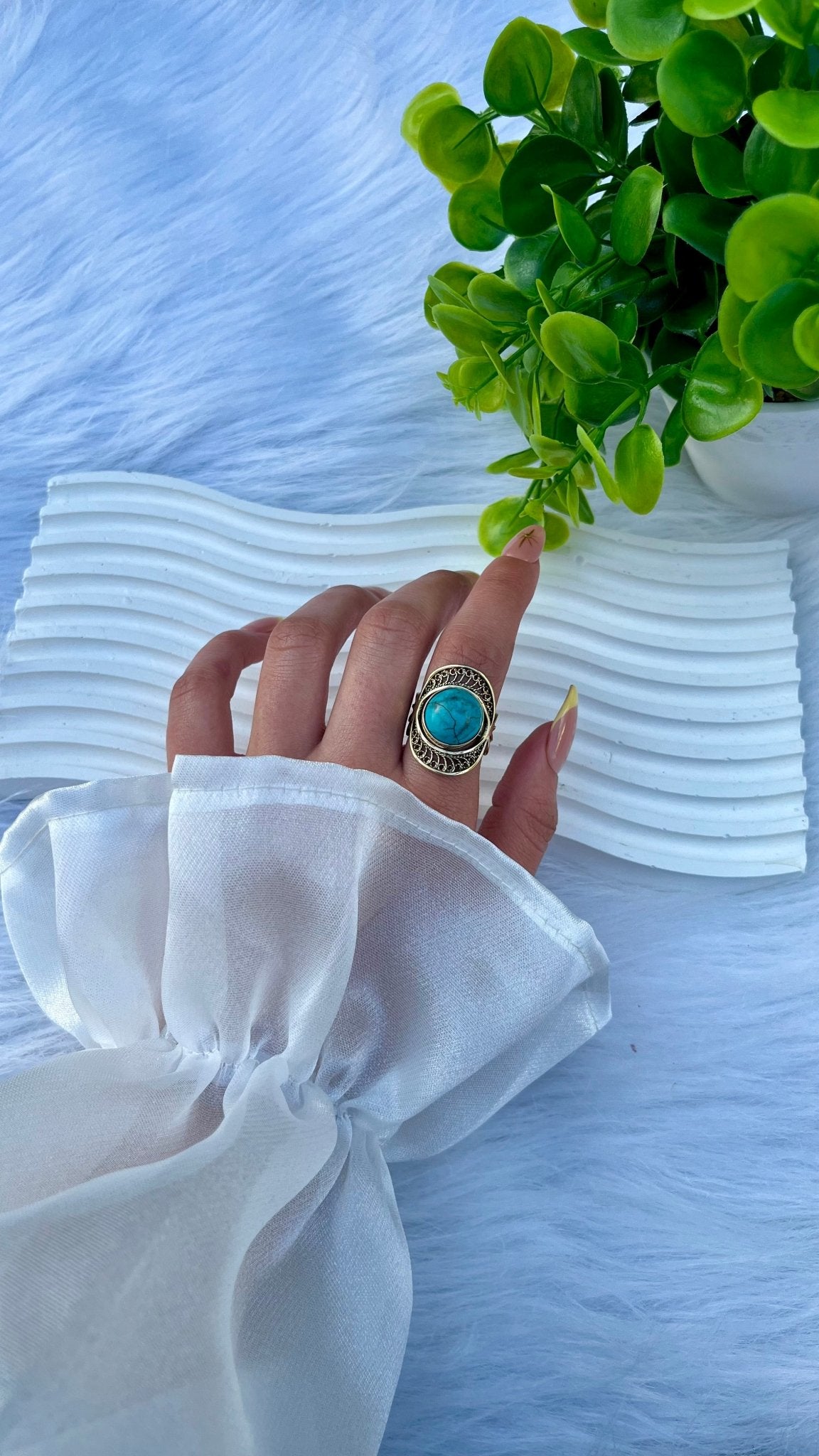 Solaf Ring - Pure Copper