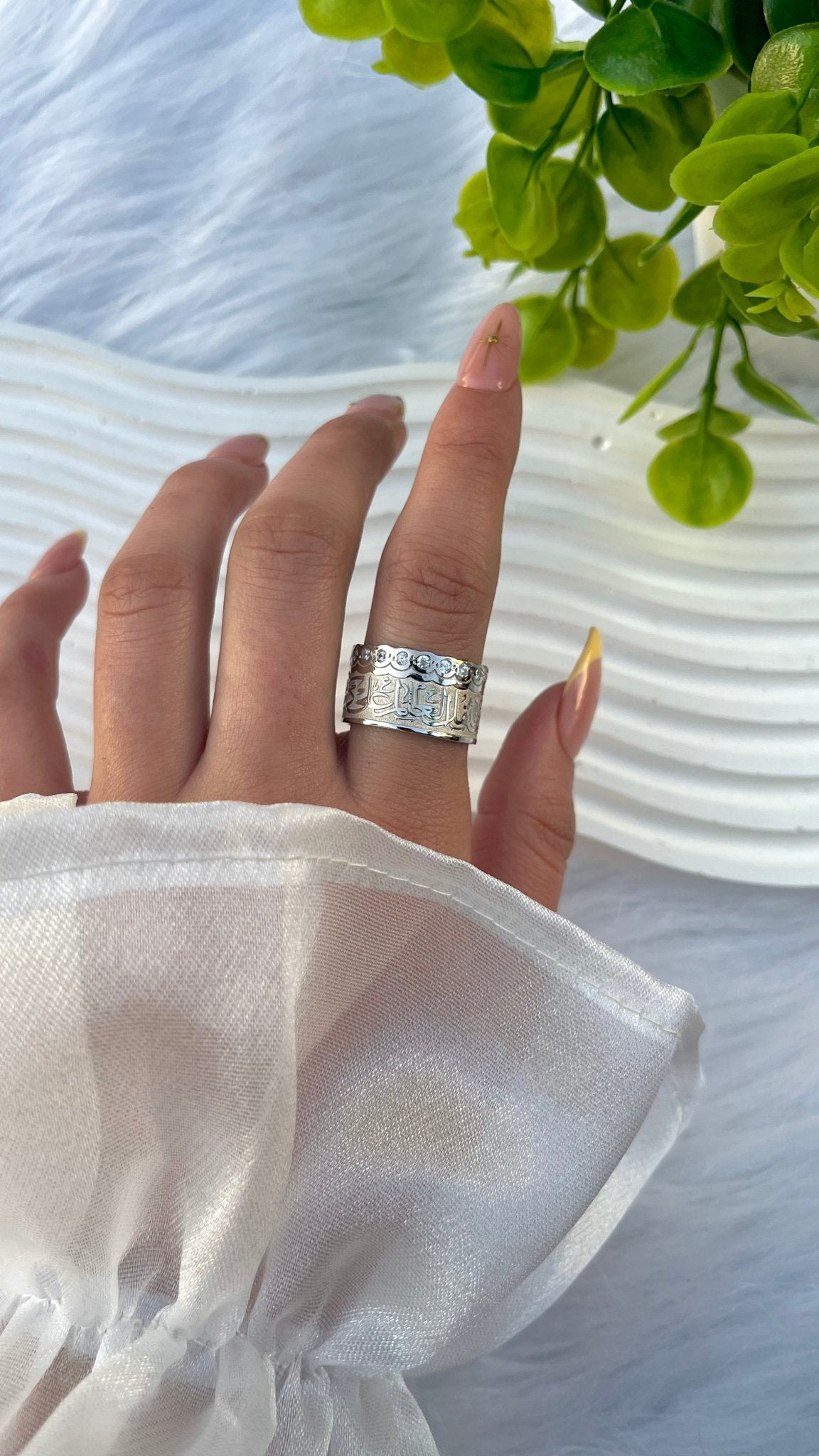 Luxurious Arabic ring - Silver Plated
