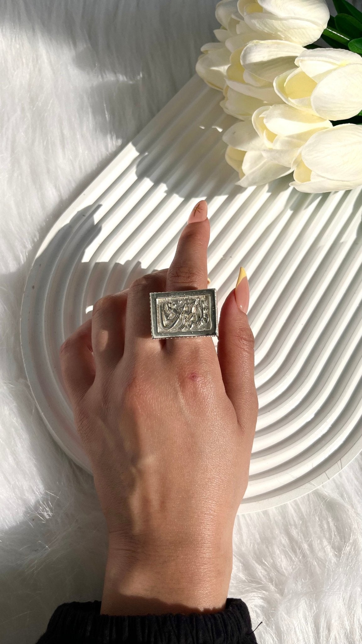 Hafez Ring - Silver Plated