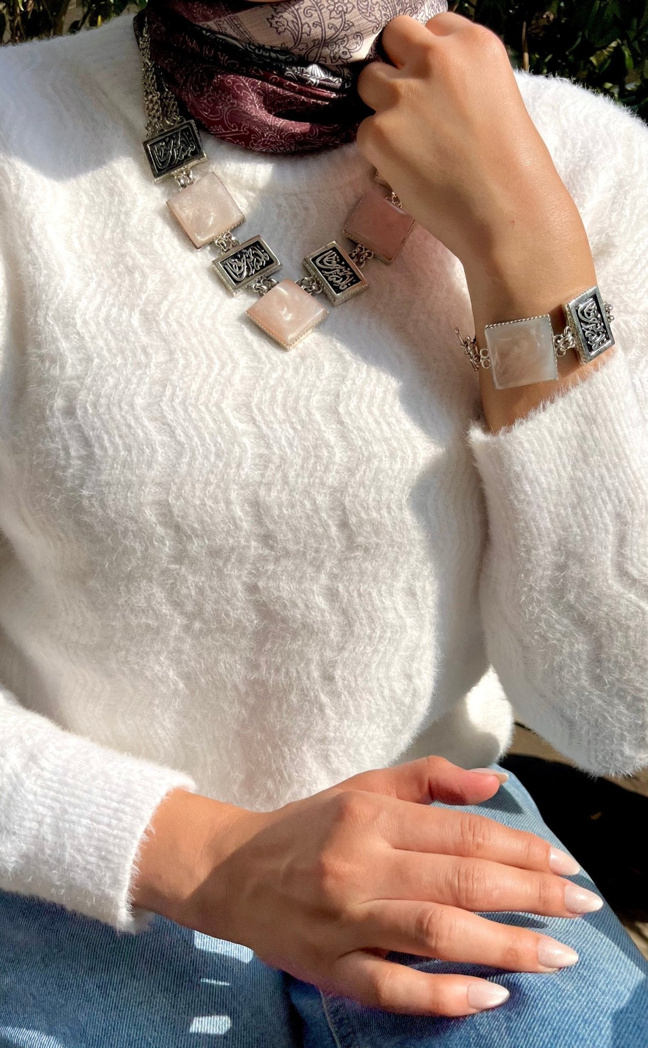 Ghada Set - Silver Plated