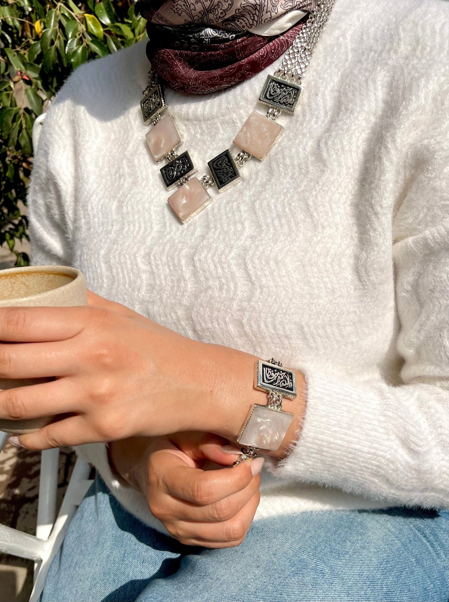 Ghada Set - Silver Plated