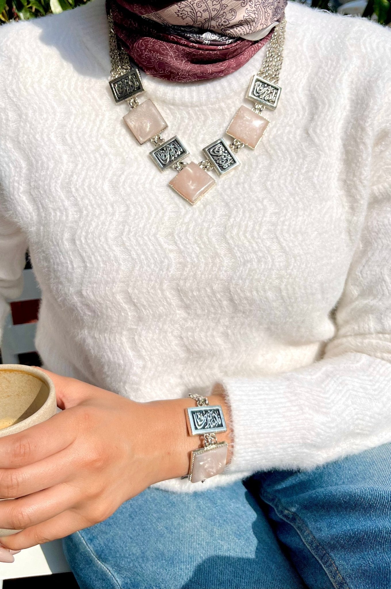 Ghada Set - Silver Plated