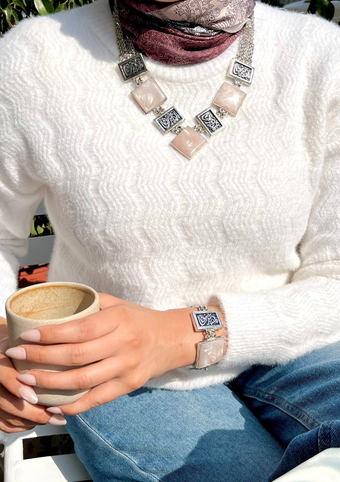 Ghada Set - Silver Plated