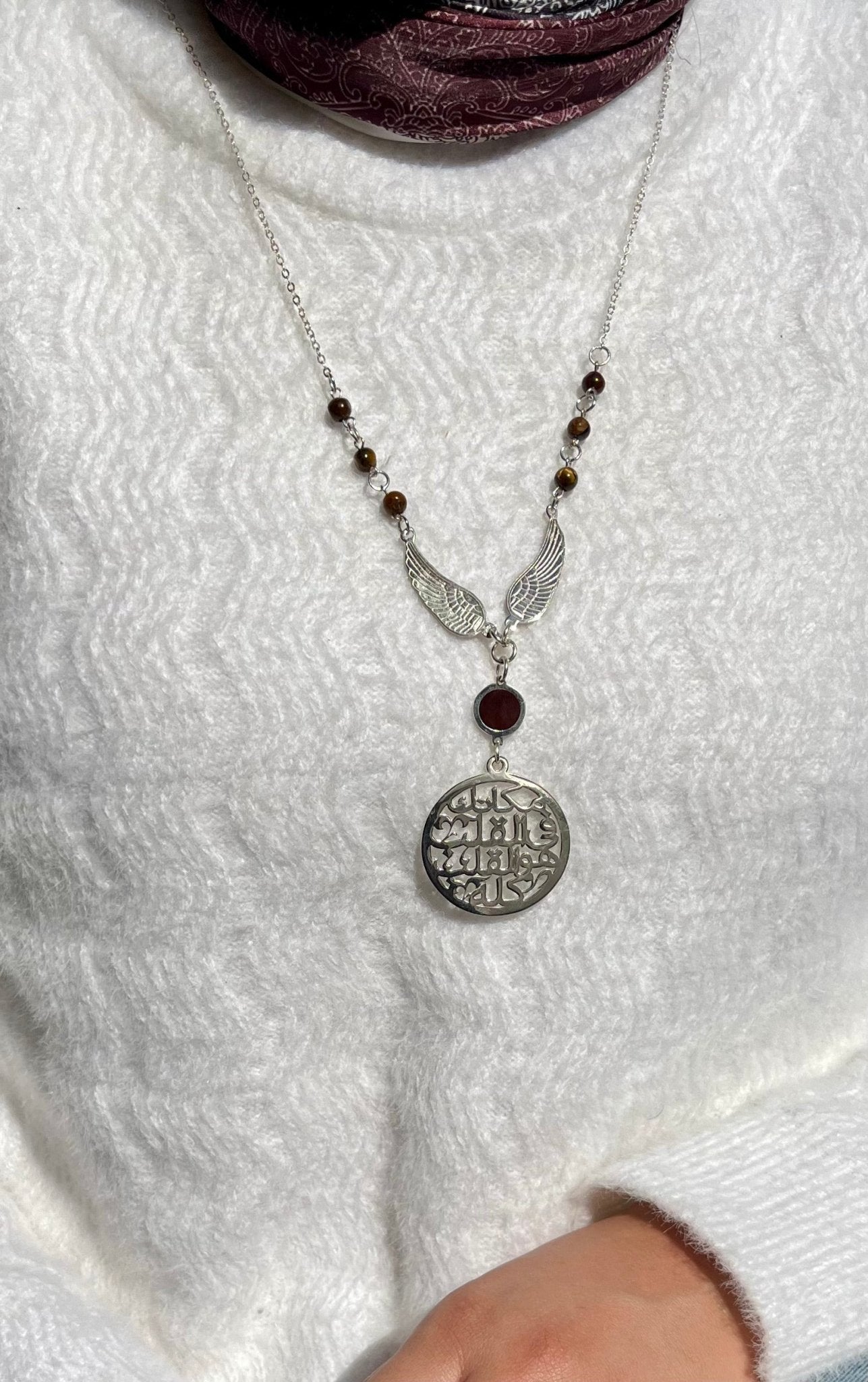 Najla Necklace - Silver Plated