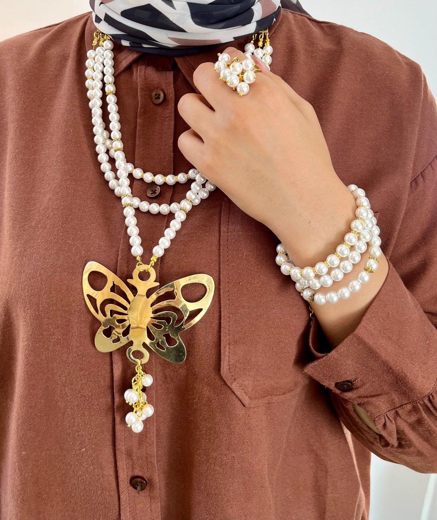 طقم صافيناز - أحجار العقيق