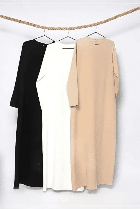 Mawada Basic Dress  - Crepe