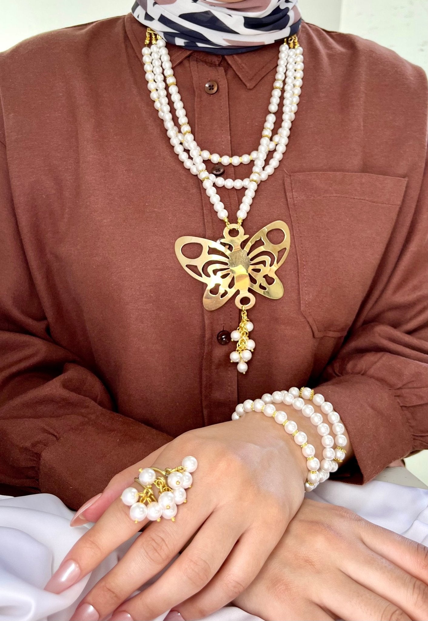 طقم صافيناز - أحجار العقيق