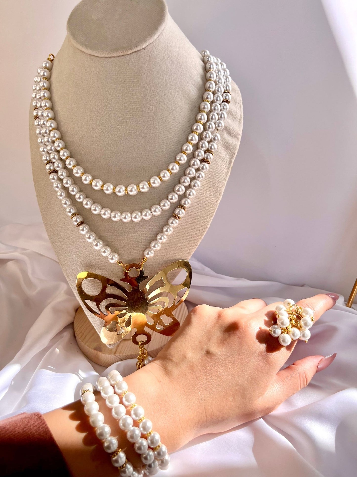 طقم صافيناز - أحجار العقيق