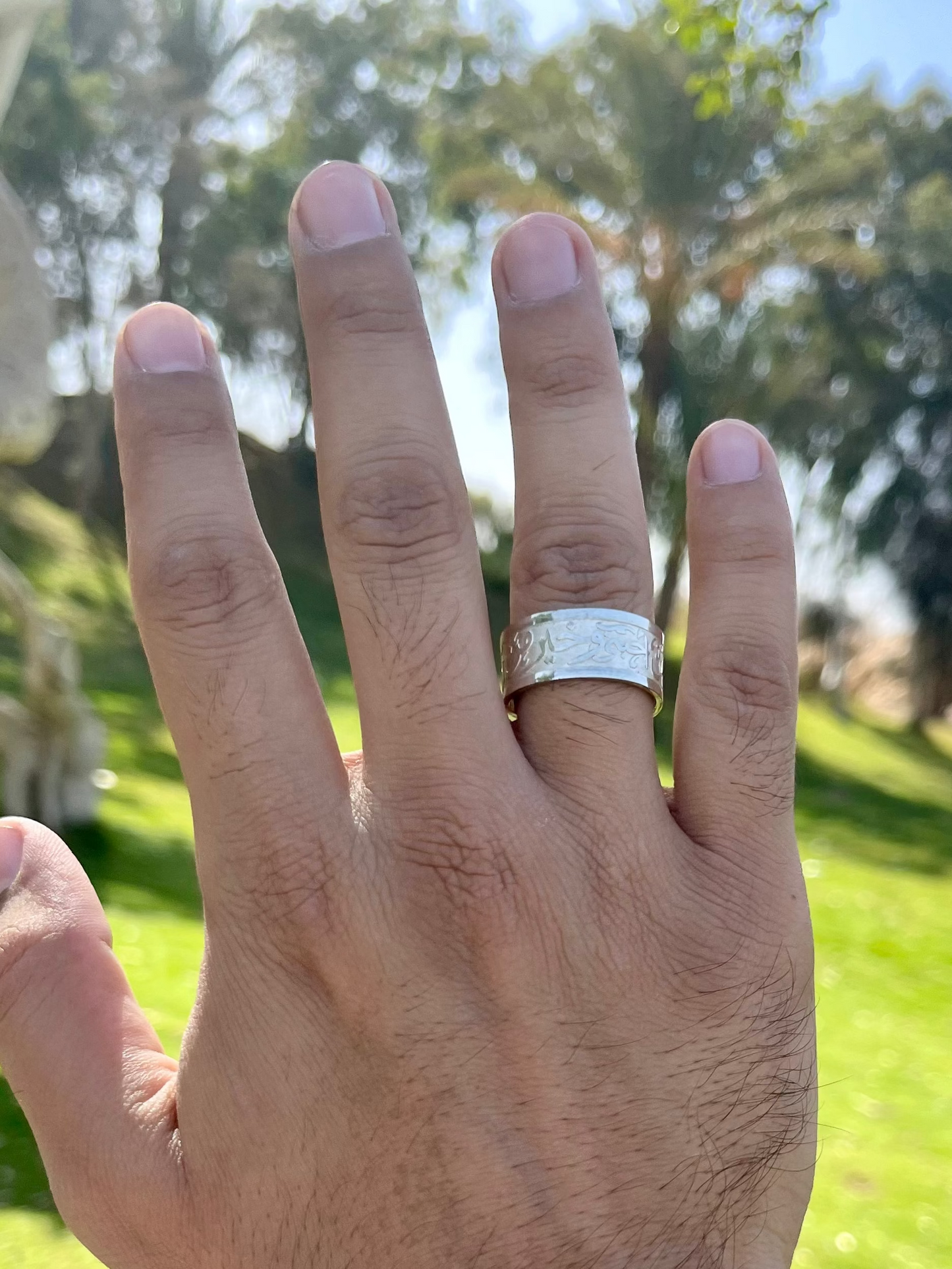 طقم تراث أحمد - مطلي بالفضة