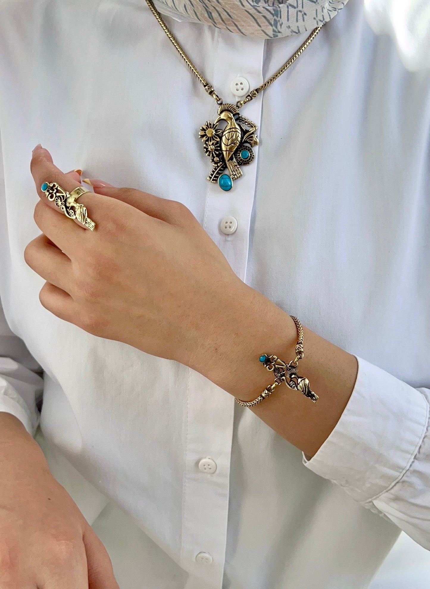 طقم دلال - نحاس خالص