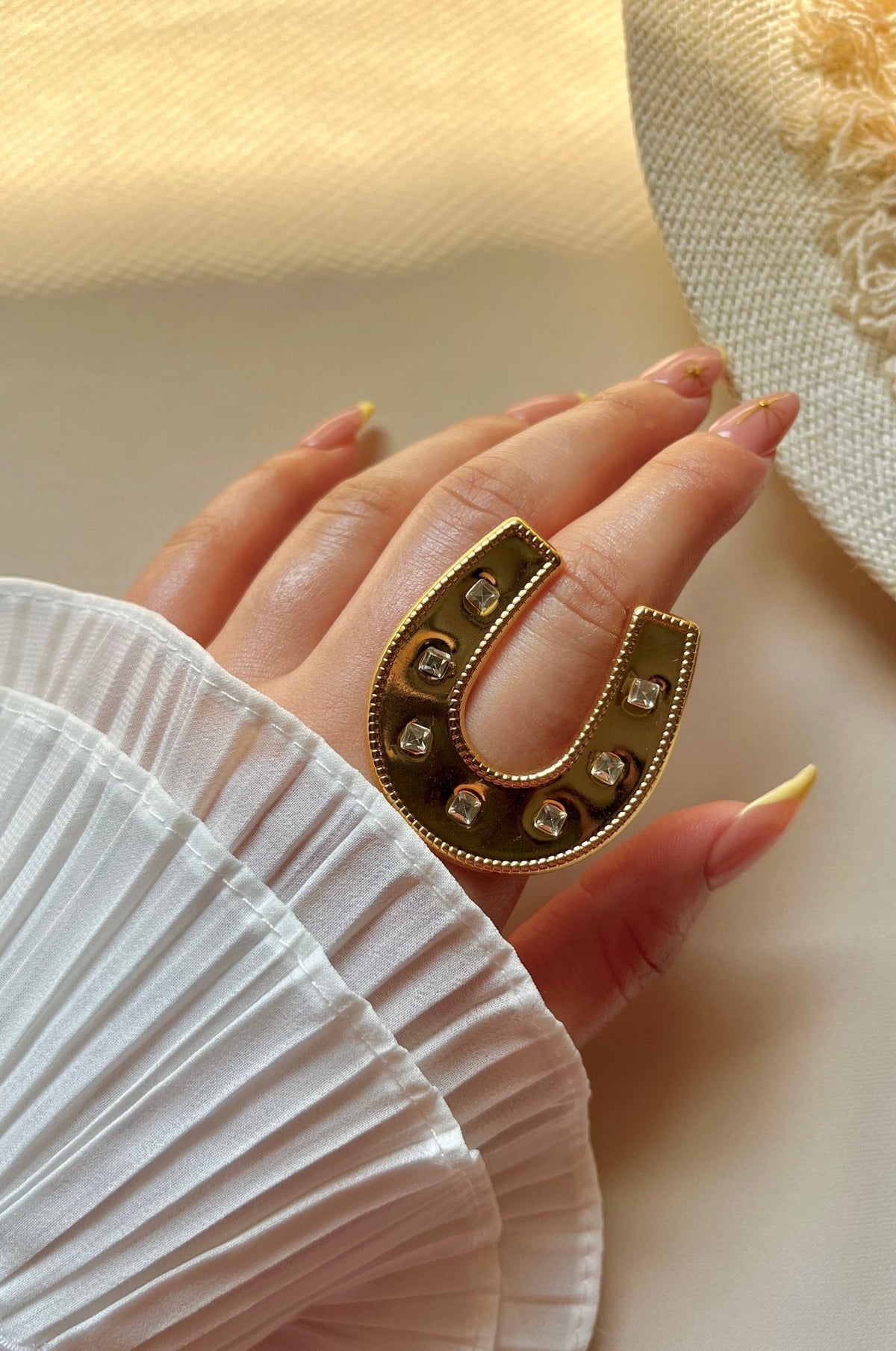 Horseshoe Ring - Stainless Steel