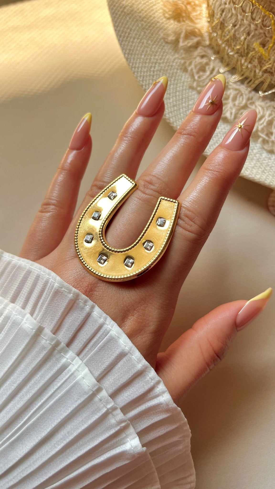 Horseshoe Ring - Stainless Steel