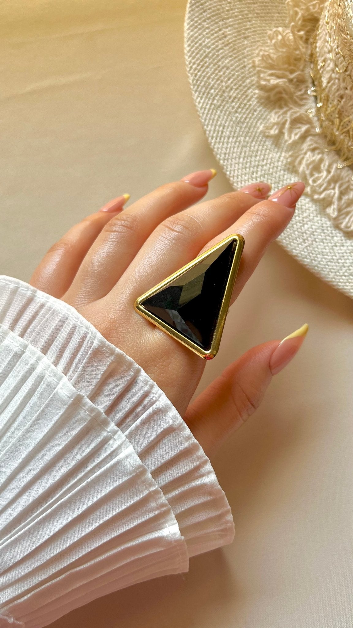 Triangle Ring - Stainless Steel