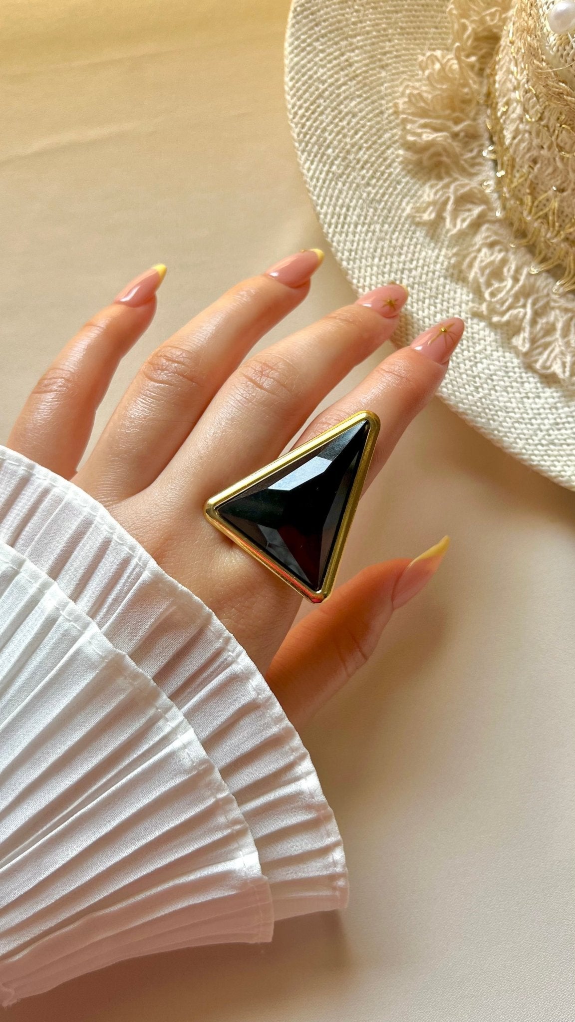 Triangle Ring - Stainless Steel