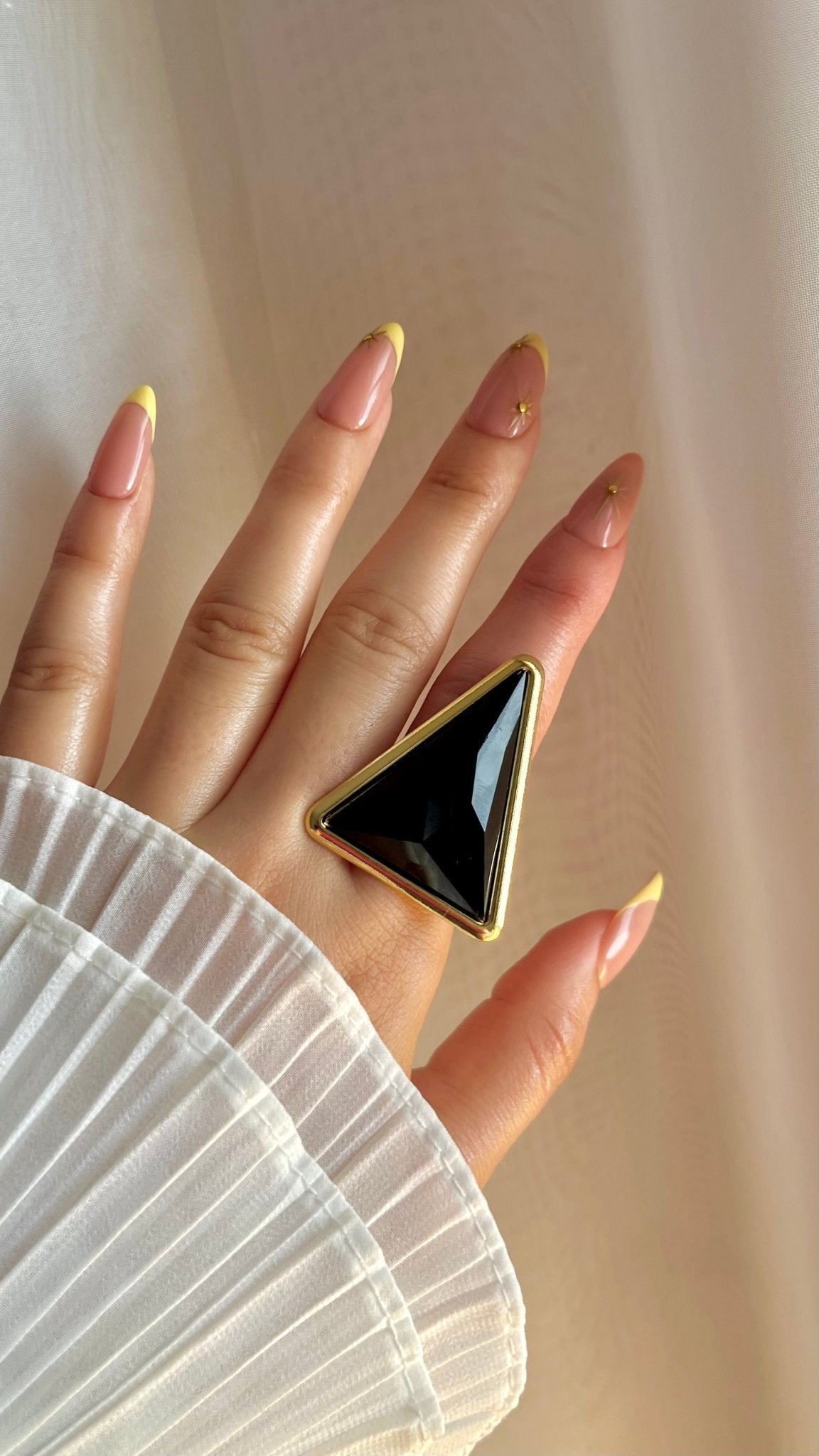 Triangle Ring - Stainless Steel