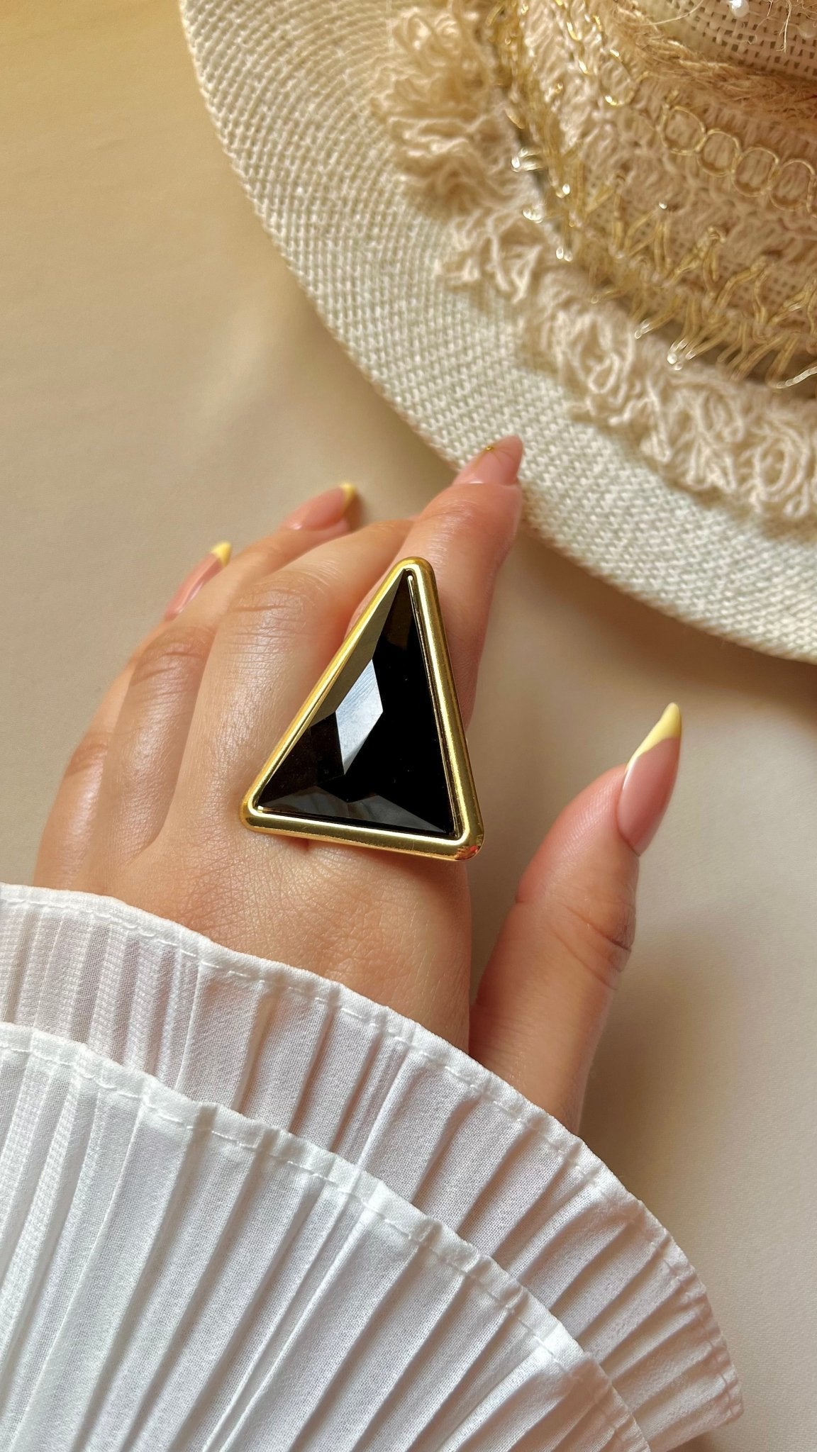 Triangle Ring - Stainless Steel