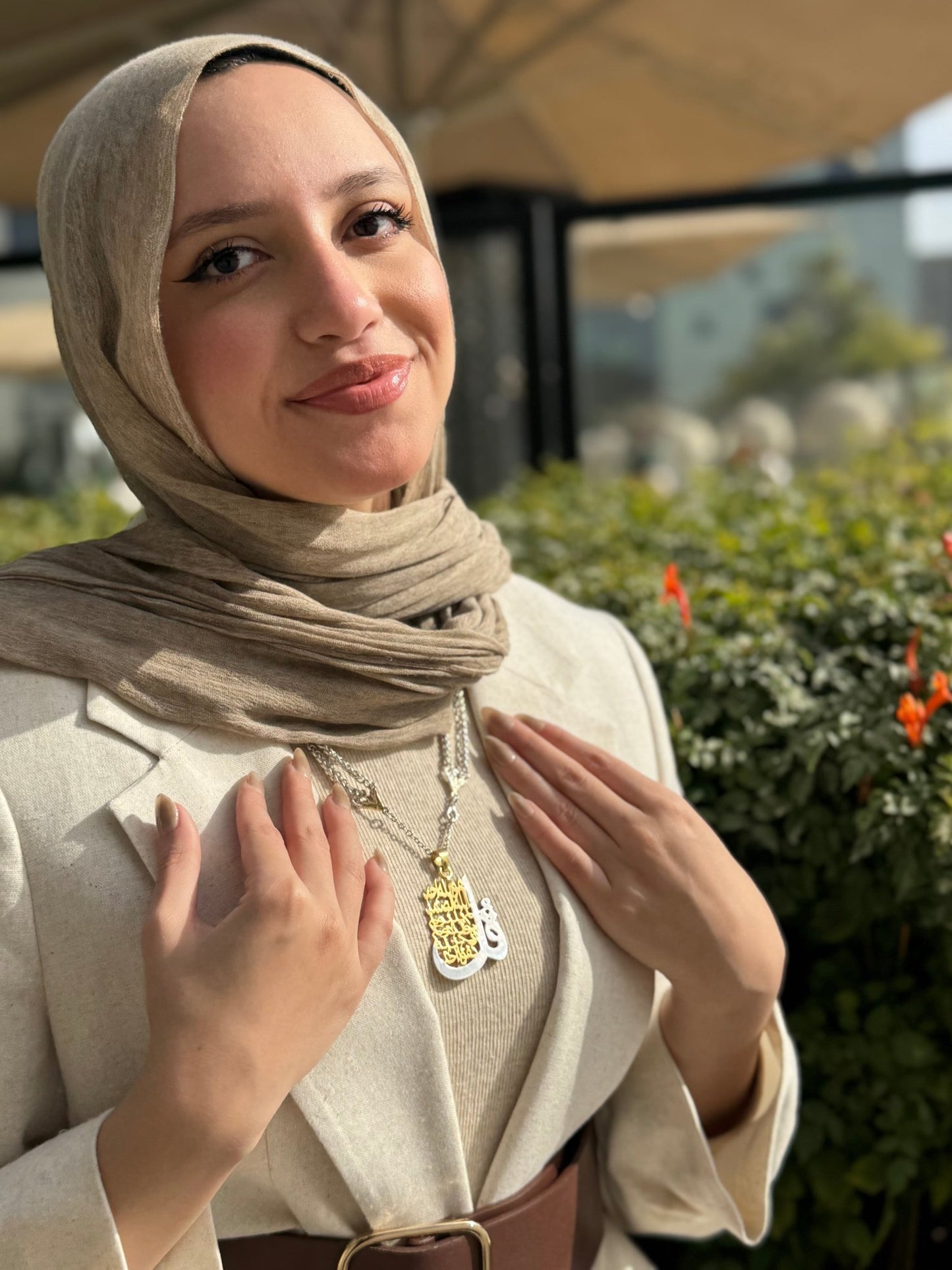 Sahar Necklace - Silver & Gold Plated