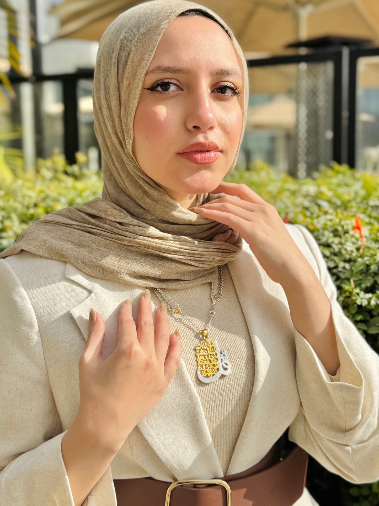 Sahar Necklace - Silver & Gold Plated