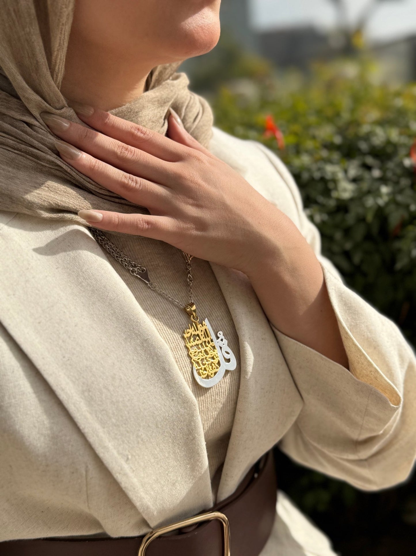 Sahar Necklace - Silver & Gold Plated