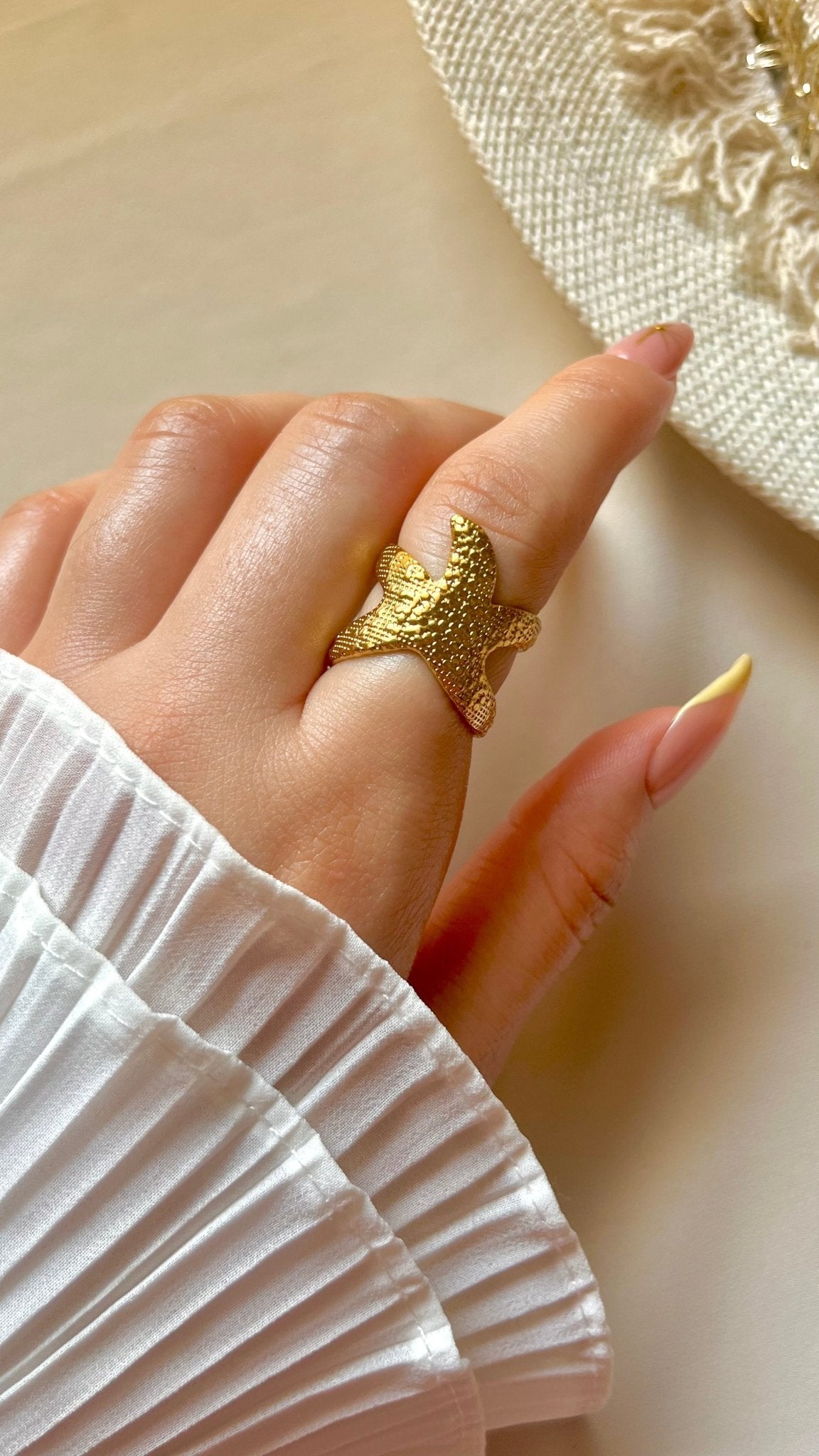 Ocean Star Ring - Stainless Steel