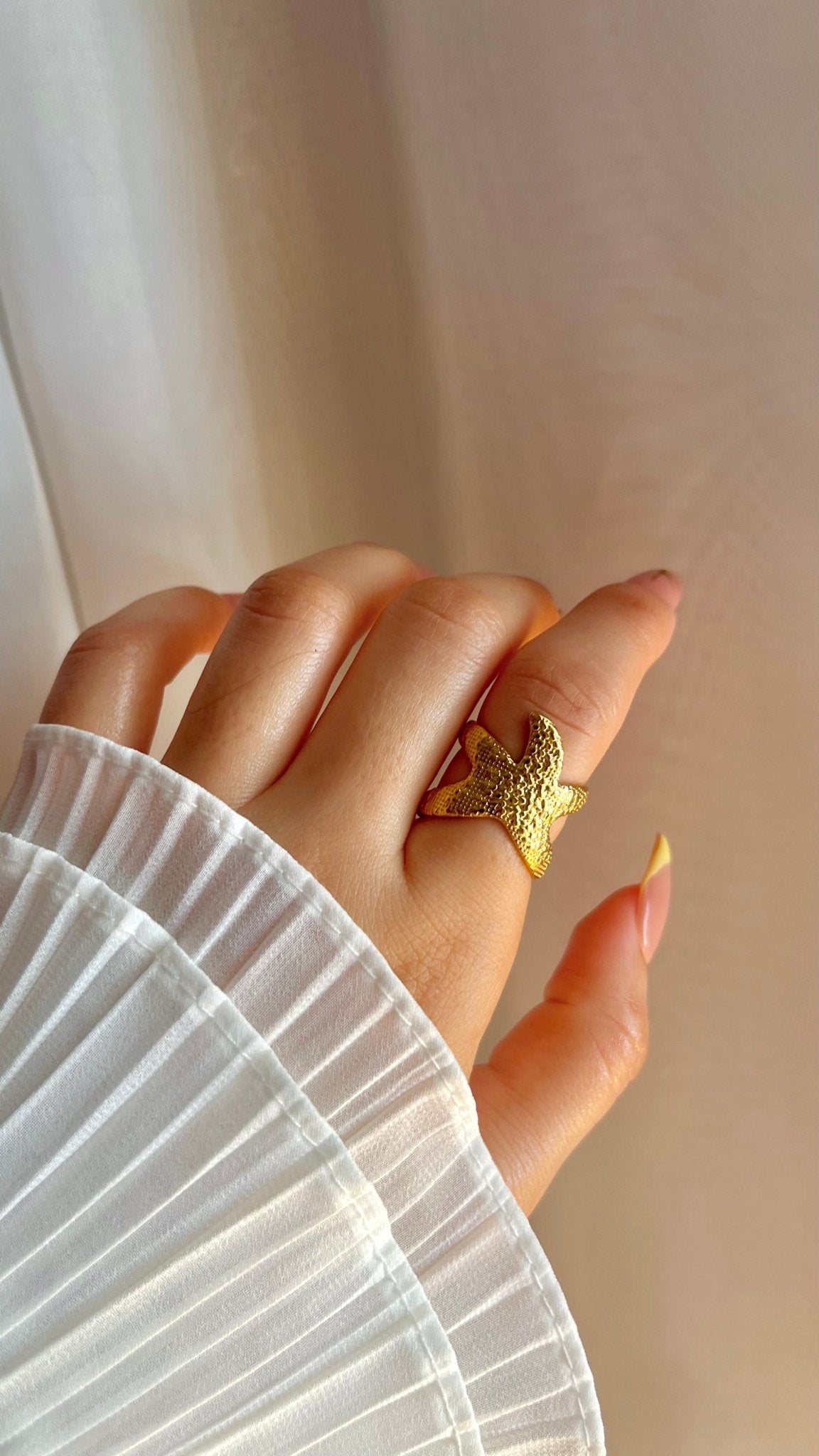 Ocean Star Ring - Stainless Steel