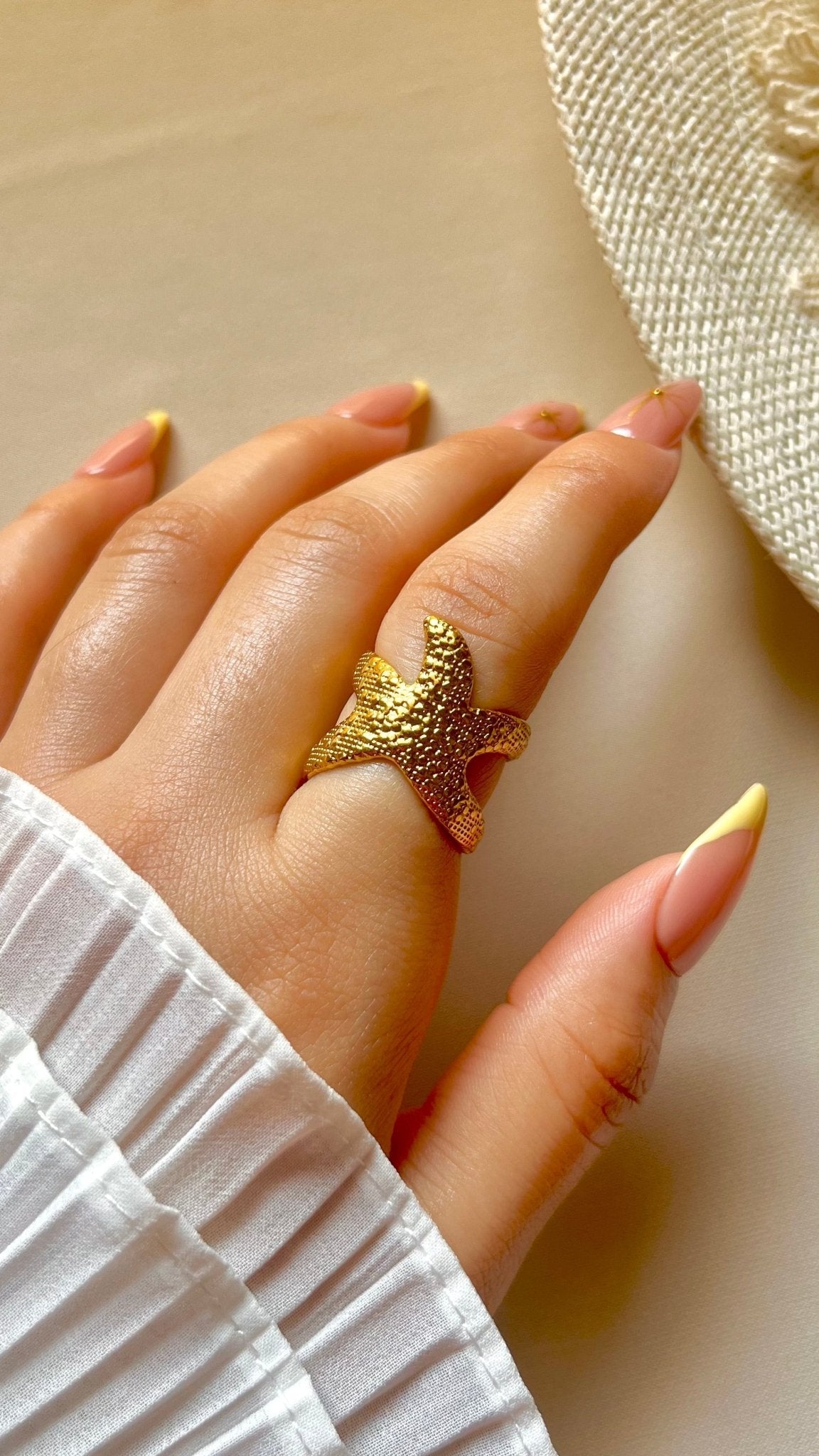 Ocean Star Ring - Stainless Steel